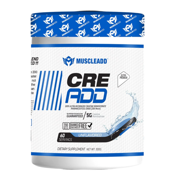 Muscle Add, Cre Add, Unflavored, 300g, 60 Servings