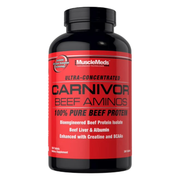 Muscle Meds, Carnivor Beef Amino, 300 Tablets, 100 Servings