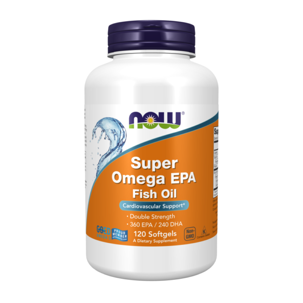 NOW Foods, Super Omega EPA Fish Oil, 120 Softgels, 60 Servings