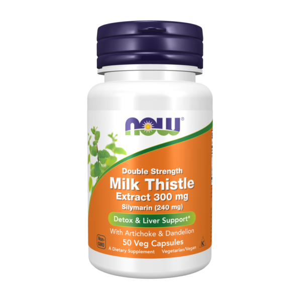 Now Foods, Milk Thistle Extract, 300 mg, 50 Veg Capsules, 50 Servings