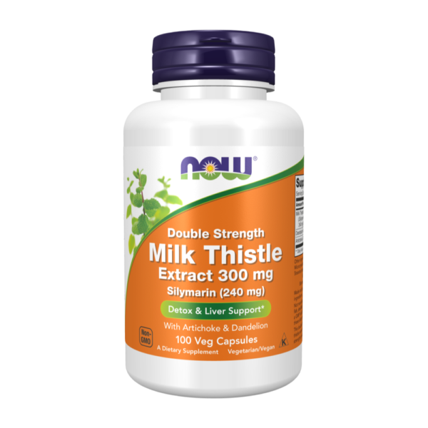 Now Foods, Milk Thistle Extract, Double Strength, 300 mg, 100 Veg Capsules