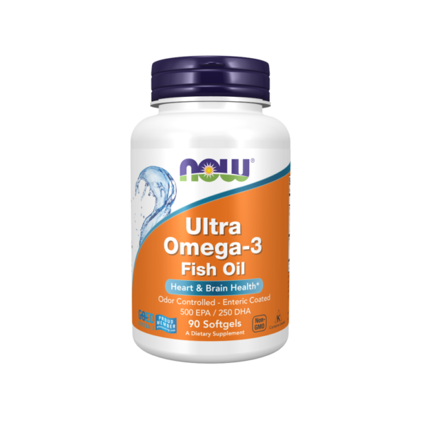 Now Foods, Ultra Omega-3 Fish Oil, 90 Softgels