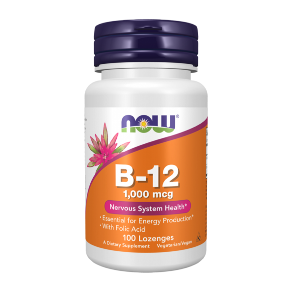 Now Foods, Vitamin B-12, 1000 mcg, 100 Lozenges