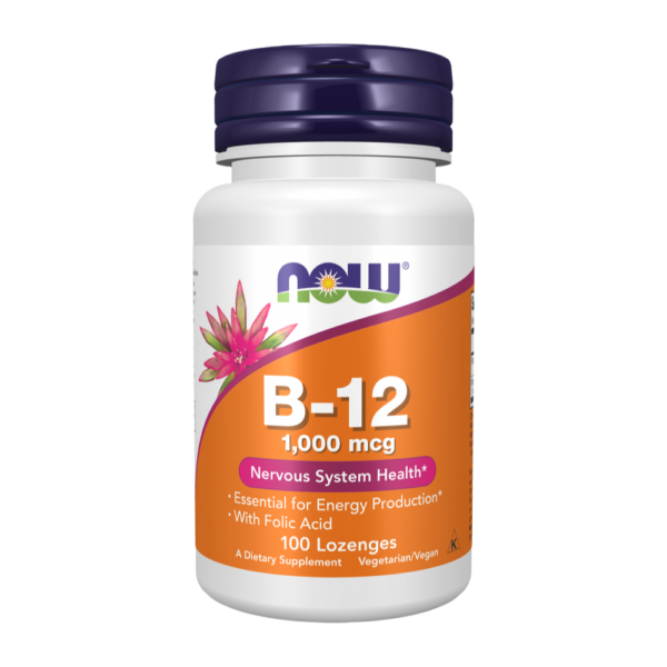 Now Foods, Vitamin B-12, 1000 mcg, 100 Lozenges