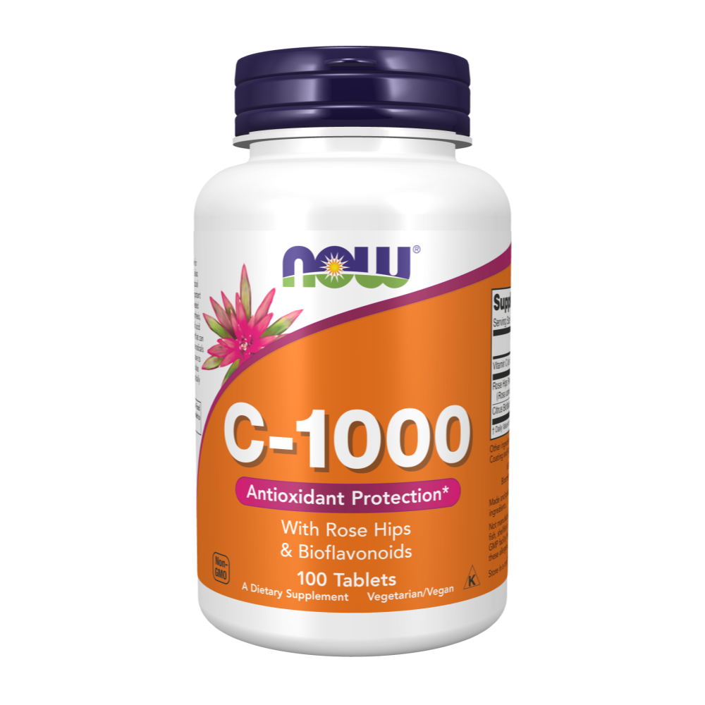 Now-Foods-Vitamin-C-1000-100-Tablets-100-Servings Now Foods, Vitamin C-1000, 100 Tablets, 100 Servings
