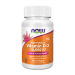 Now Foods, Vitamin D-3, 10,000 IU, 240 Softgels