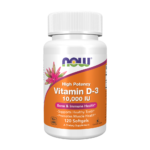 Now Foods, Vitamin D3 10,000 IU, 120 Softgel, 120 Servings