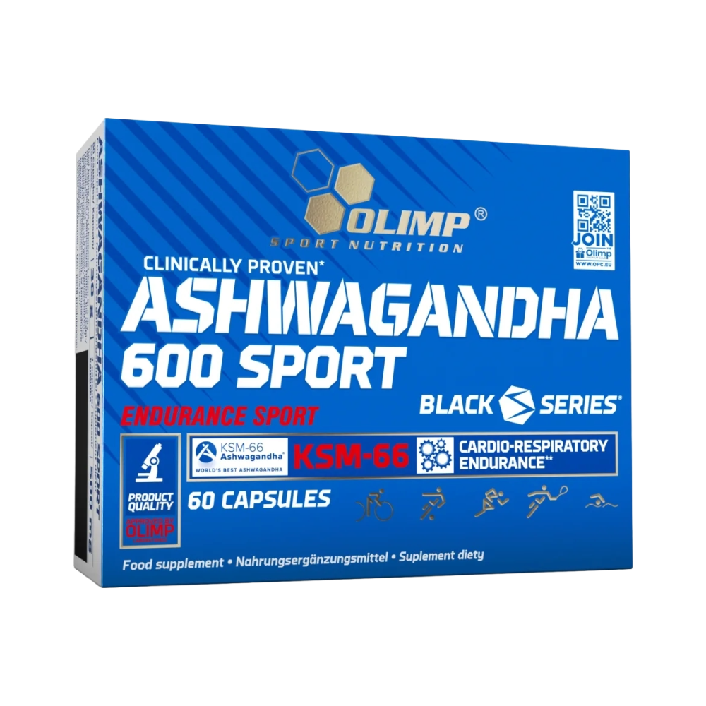 Olimp-Ashwagandha-600-Sport-Edition-KSM-66-60-Capsules-60-Servings Olimp, Ashwagandha 600 Sport Edition (KSM-66), 60 Capsules, 60 Servings