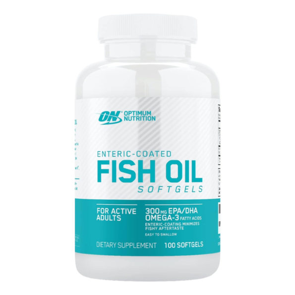 Optimum Nutrition, Enteric-Coated Fish Oil, 100 Softgel, 100 Servings