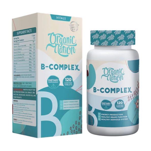 Organic Nation, B-complex, 120 Capsules, 120 Servings