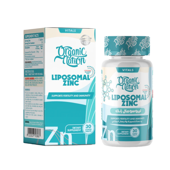 Organic Nation, Liposomal Zinc Gluconate, 30 Tablets, 30 Servings