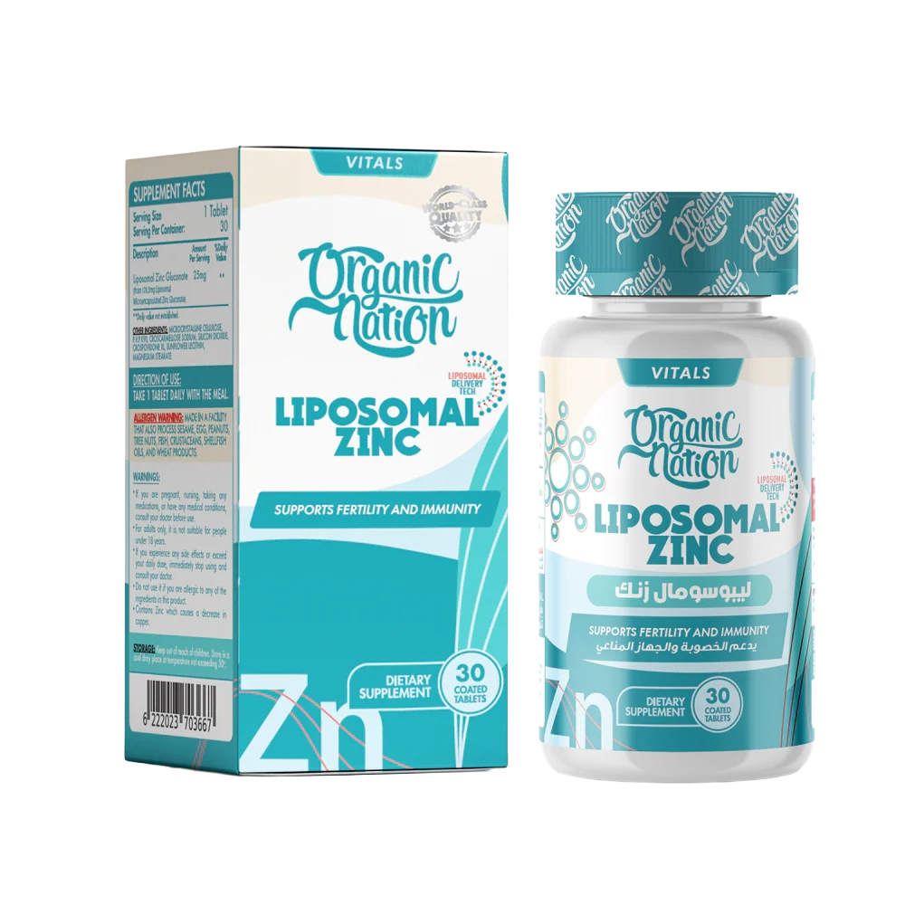 Organic-Nation-Liposomal-Zinc-Gluconate-30-Tablets-30-Servings Organic Nation, Liposomal Zinc Gluconate, 30 Tablets, 30 Servings