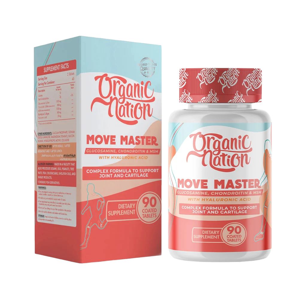Organic-Nation-Move-master-90-Coated-Tablets-45-Servings Organic Nation, Move master, 90 Coated Tablets, 45 Servings