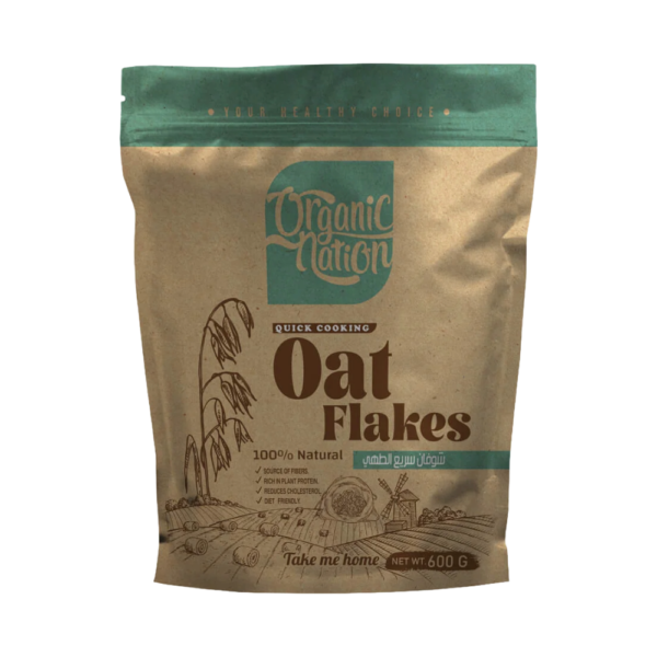Organic Nation, Oat Flakes, 600g
