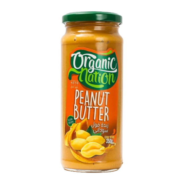 Organic Nation, Peanut Butter, 350g, 20 servings