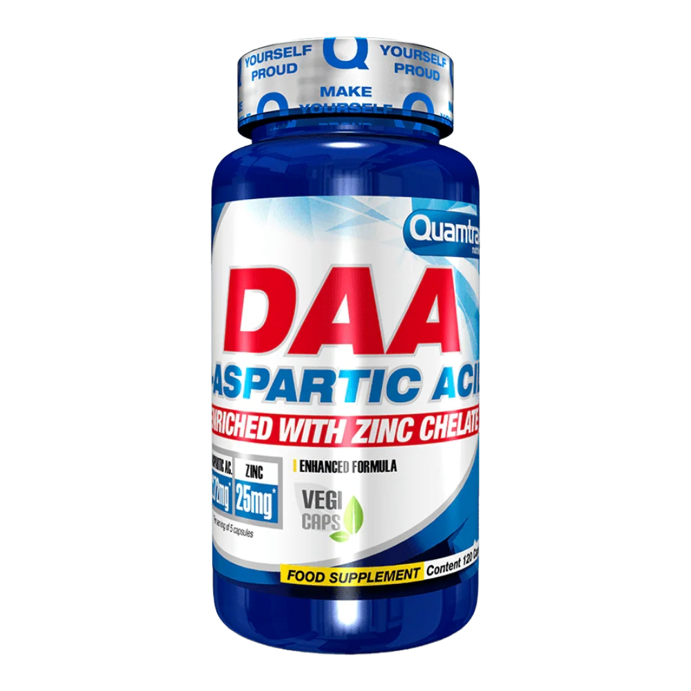 Quamtrax-Daa-With-Zinc-120-Capsules-24-Servings Quamtrax, Daa With Zinc, 120 Capsules, 24 Servings