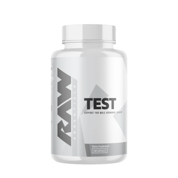 Raw Nutrition, Raw Test Support for Men Health, 240 Capsules, 30 Servings