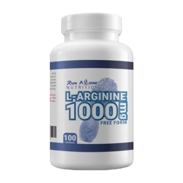 Run Alone Nutrition, L- Arginine, 1000Mg, 100 Capsules, 100 Serving