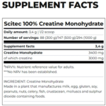 Scitec Nutrition, Creatine Monohydrate, 300g, 88 Servings