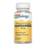 Solaray, Chelated Manganese, 50mg, 100 Capsules, 100 Servings