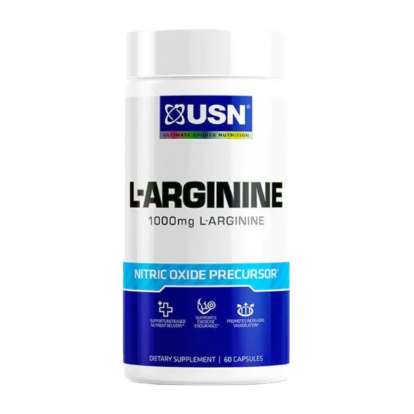 USN, L-Arginine, 1000mg, 60 Capsules, 30 Servings