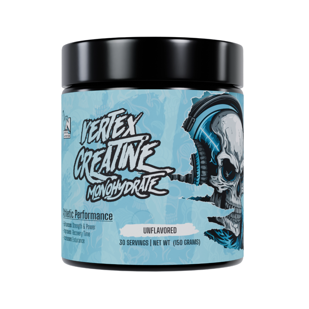Vertex-Nutrition-Creatine-Monohydrate-150g-30-Serving-front Vertex Nutrition, Creatine Monohydrate, 150g, 30 Serving front