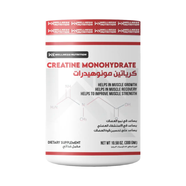 Wellness Nutrition, Creatine Monohydrate, 300g, 60 Servings