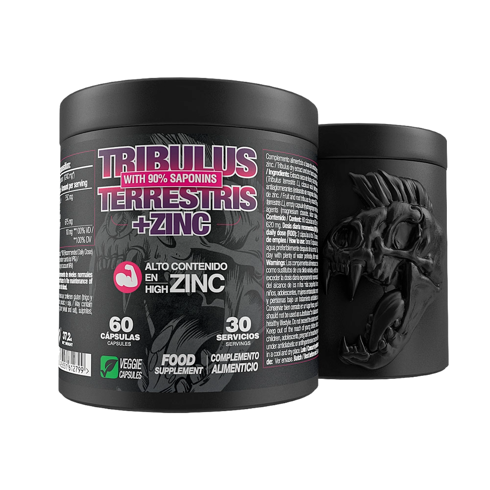Zoomad-Labs-TRIBULUS-TERRESTRIS-Zinc-60-Capsules-30-Servings Zoomad Labs, TRIBULUS TERRESTRIS + Zinc, 60 Capsules, 30 Servings