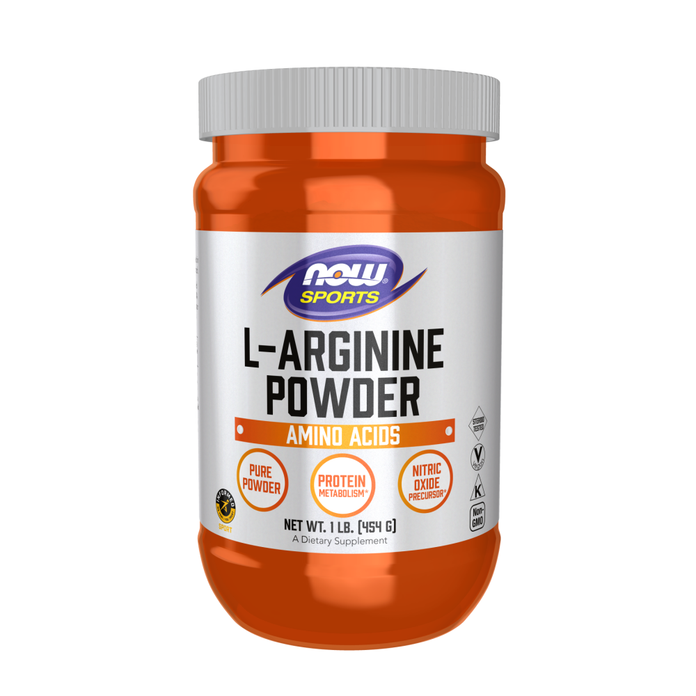 Now-Sports-L-Arginine-Powder-454g-76-Servings Now Sports, L-Arginine Powder, 454g, 76 Servings
