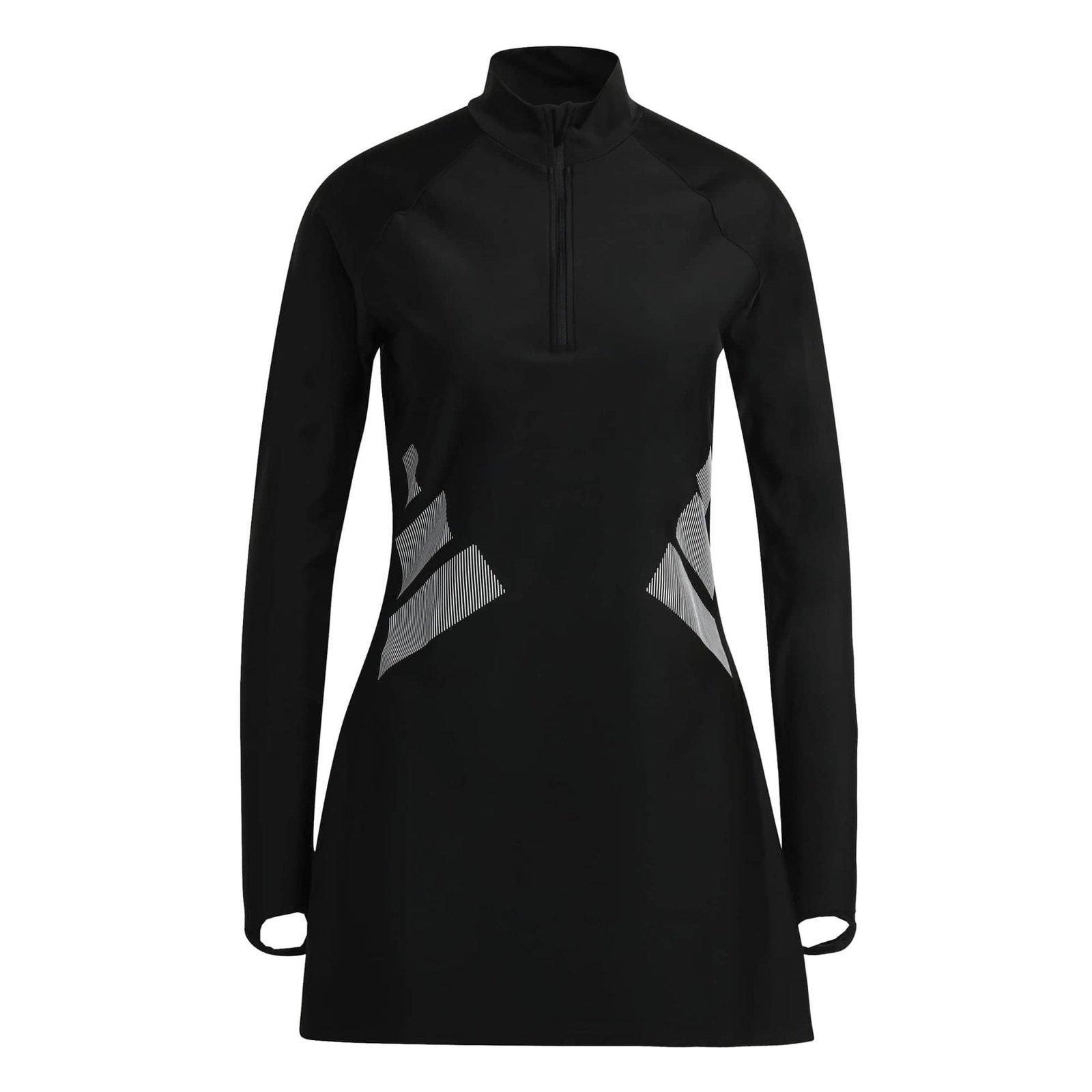 big-bars-long-sleeve-swim-top-9530778 مايوه السباحة بأكمام طويلة وشعار كبير من أديداس - الصورة 1