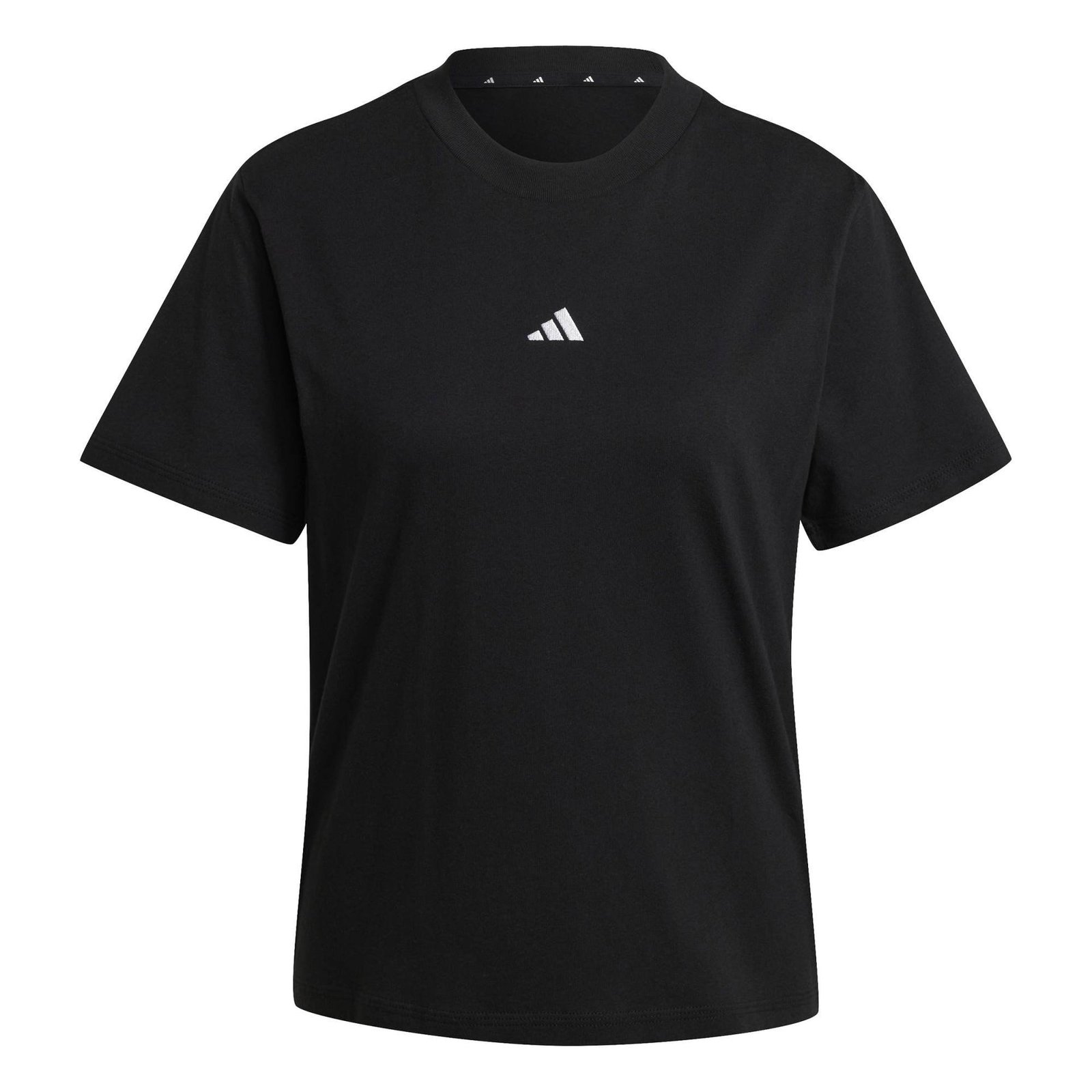 essentials-small-logo-cotton-t-shirt-6428007 تيشيرت أديداس إسنشالز القطني بشعار صغير - الصورة 1