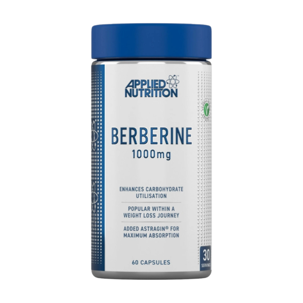 Applied Nutrition, Berberine, 1000mg, 60 Capsules, 30 Servings
