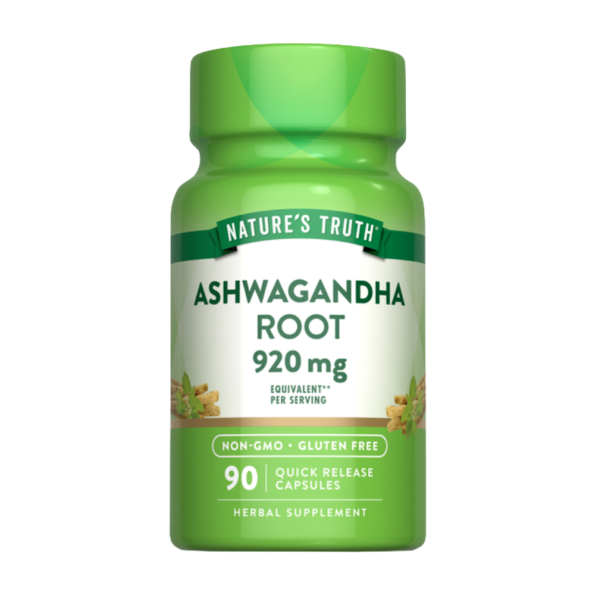 NATURE’S TRUTH, Ashwagandha Root, 920mg, 90 Capsules, 45 Servings