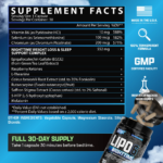Nutrex Research, Lipo-6 Nighttime, 30 Capsules, 30 Servings