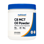 Nutricost, C8 MCT Oil Powder, 227g, 23 Servings