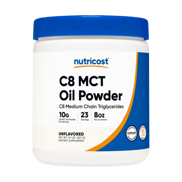 Nutricost, C8 MCT Oil Powder, 227g, 23 Servings
